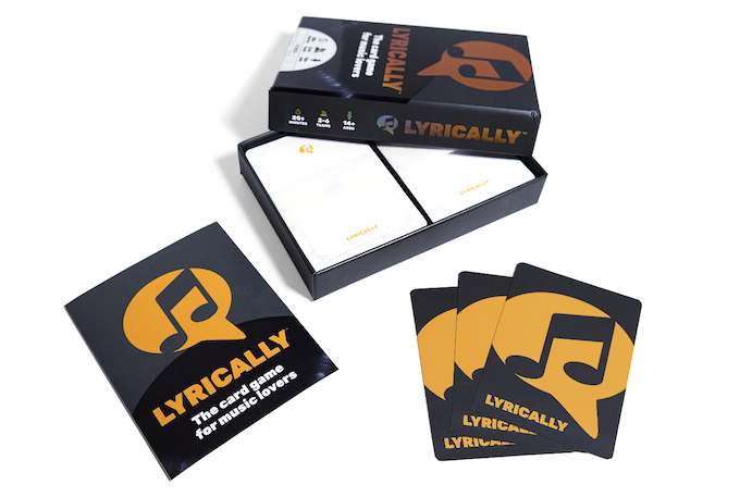 Lyrically - the "card game version of karaoke!"